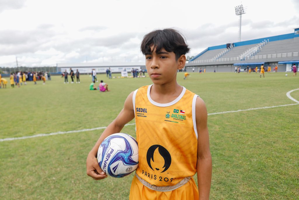 Em Manaus, comunidade esportiva celebra modernização e revitalização do Estádio Carlos Zamith 11 Em Manaus comunidade esportiva celebra modernizacao e revitalizacao do Estadio Carlos Zamith 5 Atleta do Pelci Joelbeson Marinho foto Antonio Lima Secom 1024x683 1