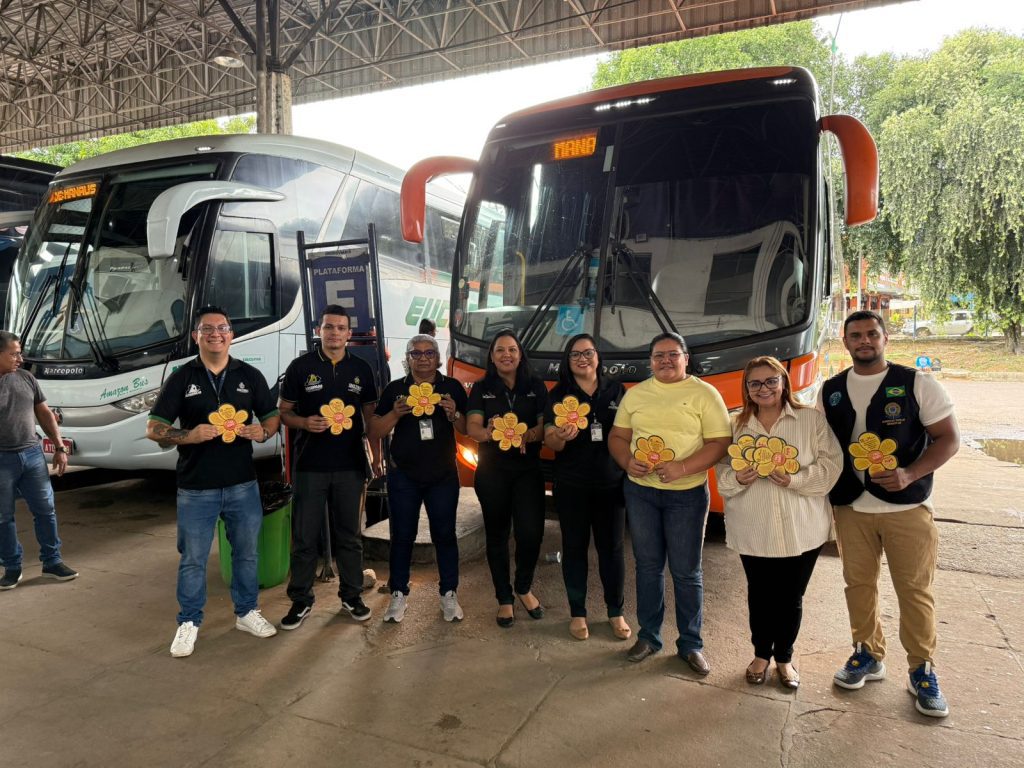 Maio Laranja: Arsepam promove ação para combate ao abuso e exploração infantil no transporte intermunicipal 7 Equipe Arsepam Maio Laranja Foto Divulgacao Arsepam 1024x768 1
