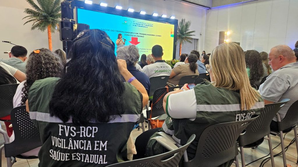 Etapa Estadual da Conferência Saúde do Trabalhador e da Trabalhadora conta com participação da FVS-RCP 8 FVS RCP FVS RCP na Conferencia Estadual do Trabalhador e Trabalhadora FOTO Girlene Medeiros FVS RCP 2 1024x576 1
