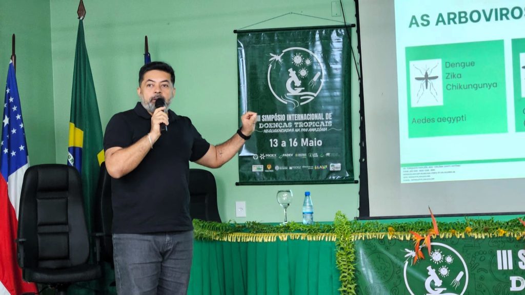 Eliminação e controle de doenças na Tríplice Fronteira é destaque em simpósio internacional realizado em Tabatinga 7 FVS RCP Simposio Internacional FOTO Girlene Medeiros FVS RCP 5 1024x576 1