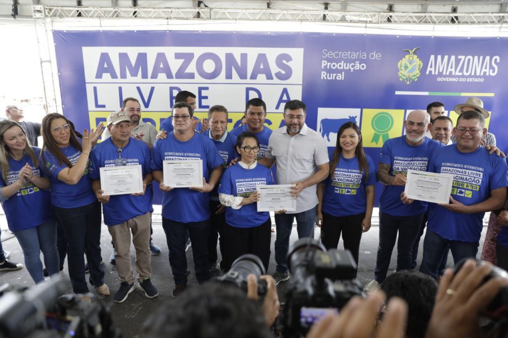 Governador Wilson Lima apresenta comitiva que representará o Amazonas em evento que oficializa estado livre da febre aftosa sem vacinação 9 Governador Wilson Lima apresenta comitiva que representara o Amazonas em evento que oficializa estado livre da febre aftosa sem vacinacao 2 Foto Diego Peres Secom 1024x682 1