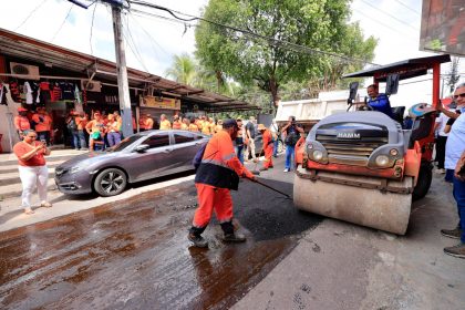 Mutirao no bairro Alvorada 8