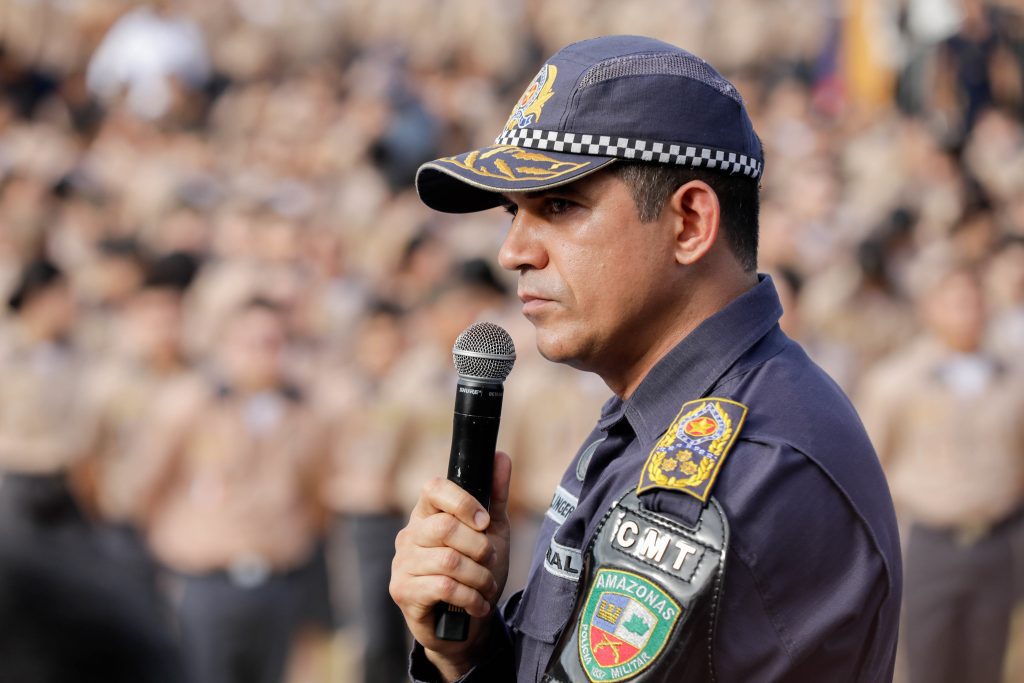 Polícia Militar do Amazonas divulga convocação de remanescentes para a vaga de soldado 7 PMAM CORONEL KLINGER PAIVA COMANDANTE GERAL DA PMAM FOTO ALEX PAZUELLO SECOM 1 1024x683 1