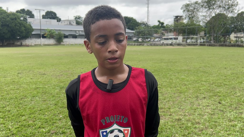 Observador de clube profissional avalia jovens talentos do Instituto “Bom de Bola” 9 PMAM NICOLLAS IOAN BOM DE BOLA FOTO ISRAEL AMORIM PMAM 1024x576 1