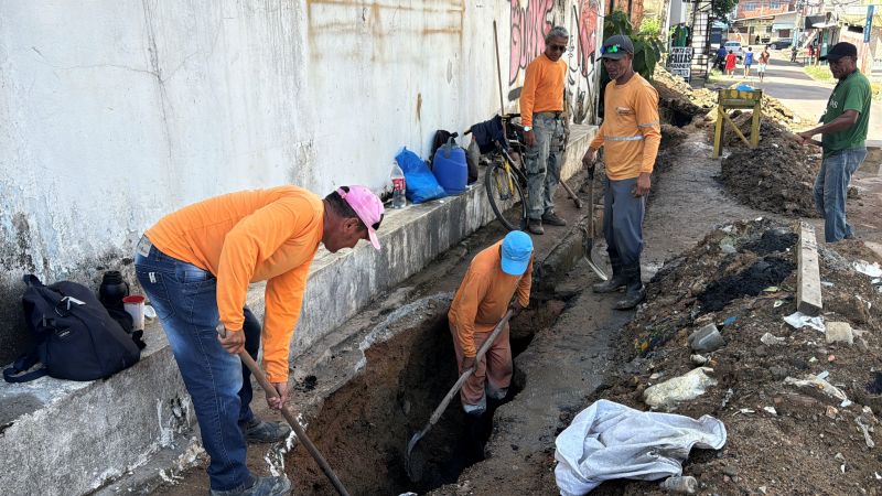 Prefeitura de Manaus recupera rede de drenagem profunda no bairro Lirio do Vale 4