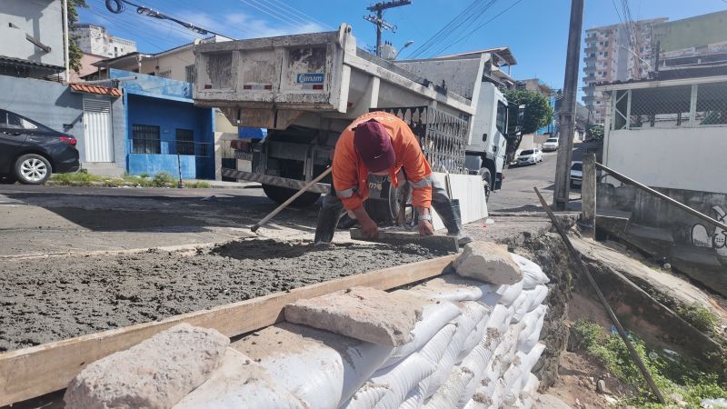 Prefeitura realiza intervencoes na avenida Taruma no Centro de Manaus 2