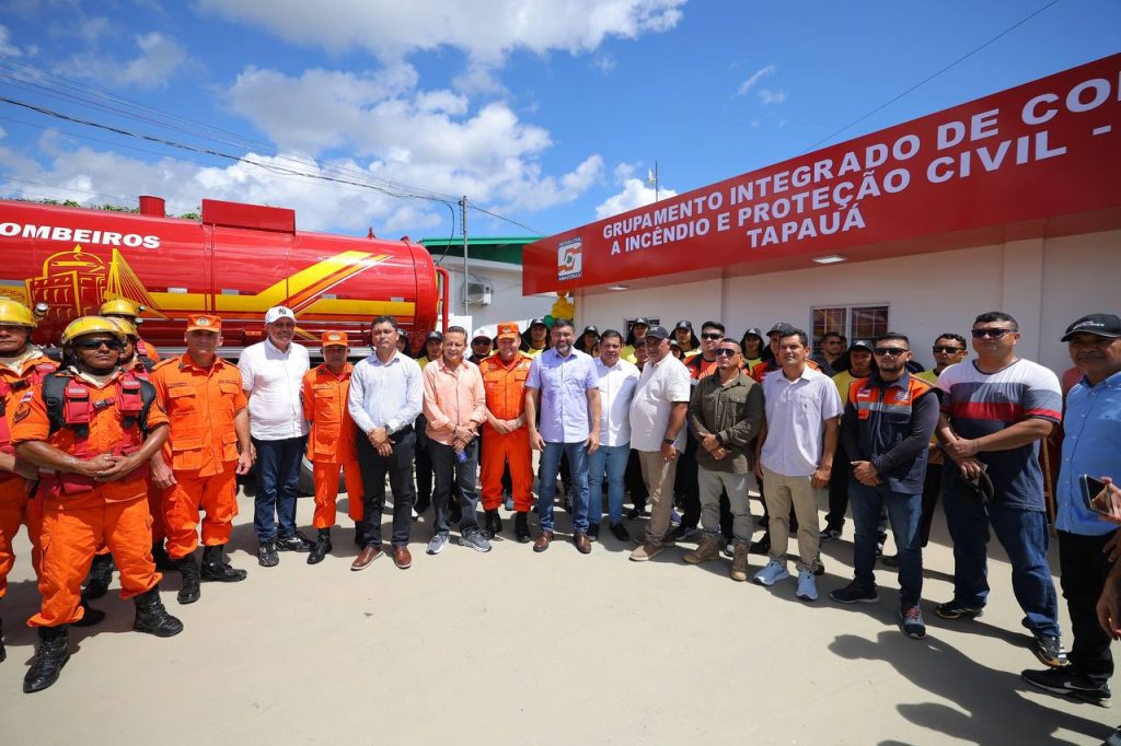 Governador Wilson Lima entrega Grupamento Integrado de Combate a Incêndio e Proteção Civil ao município de Tapauá 9 SECOM GRUPAMENTO TAPAUA 1024x682 1