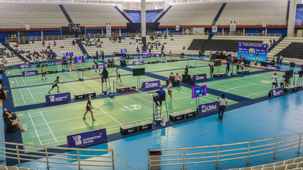 Praças esportivas do Amazonas se consolidam como palco de grandes eventos 8 SEDEL Arena Amadeu Teixeira Sede da 4a etapa do Circuito Nacional de Badminton FOTO Divulgacao Sedel 1024x574 1