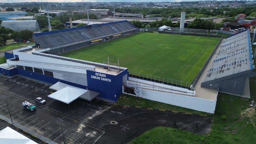 Estádio Carlos Zamith realiza primeiro teste de iluminação em jogo da Série B 5 SEDEL Estadio Carlos Zamith Passa Por Revitalizacao FOTO Fabio Tavares Sedel 1024x576 1