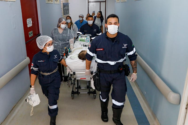 Governo do Amazonas encaminha criança acompanhada pelo Hospital Francisca Mendes para transplante de coração no HCOR 8 SES AM 1 Transferencia do paciente cardiopata do Francisca Mendes para transplante no HCOR Foto Antonio Lima Secom