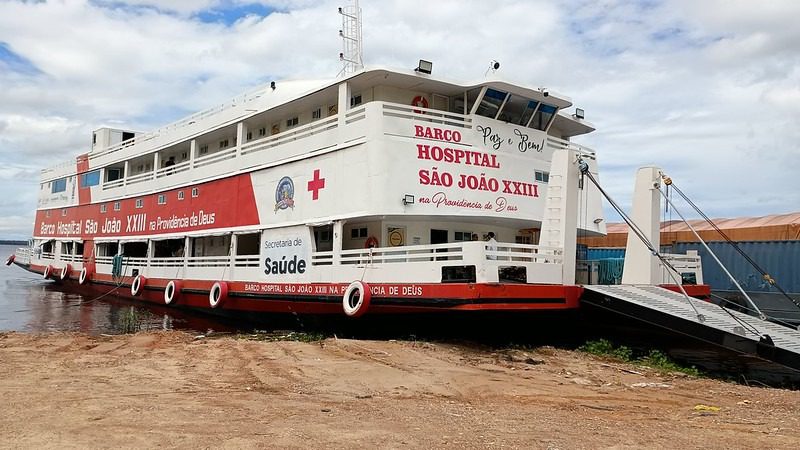 Barco Hospital São João XXIII leva atendimento à zona rural de Urucará em nova expedição 4 SES AM Foto Evandro Seixas SES AM