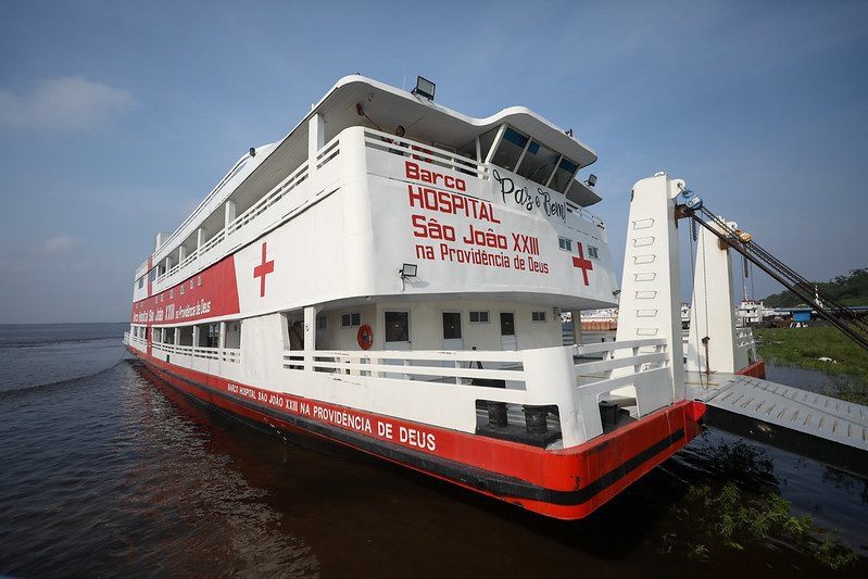 Urucurituba recebe a 10ª expedição de saúde do Barco Hospital São João XXIII 7 SES Barco Hospital Foto Evandro Seixasjpegjpg 2