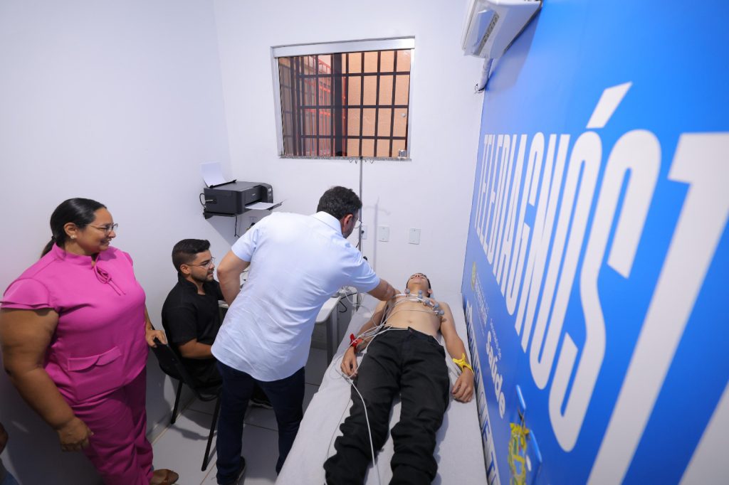 Governador Wilson Lima entrega Telessaúde em Rio Preto da Eva e serviço já alcança sete municípios do Amazonas 11 Telessaude Rio Preto Maurilio Rodrigues Secom 2 1024x682 1