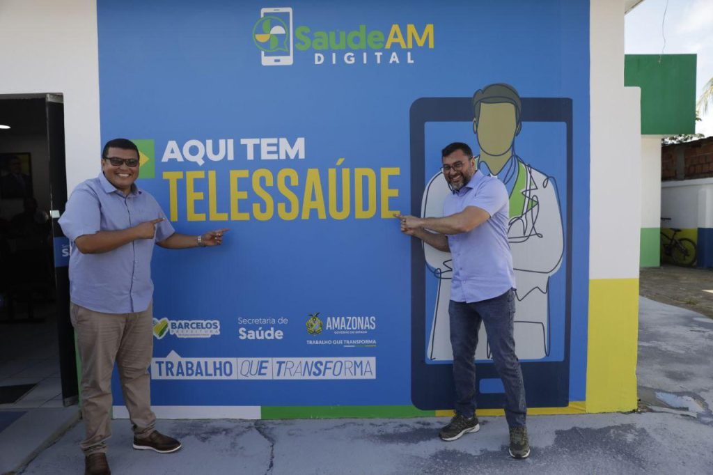 Governador Wilson Lima inaugura serviços da Telessaúde em Barcelos e Tefé, reduzindo a fila de espera para consultas e exames no interior 7 Telessaude interior Foto Alex Pazuello Secom 1 1024x682 1