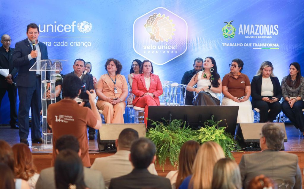 Governo do Amazonas reforça o compromisso com a infância e adolescência, no lançamento da nova edição do Selo Unicef 6 UGPE EVENTO SELO UNICEFSECRETA769 RIO DA SEDURB MARCELLUS CAMPE770 LO FOTO TIAGO CORREA UGPE 37 1024x637 1