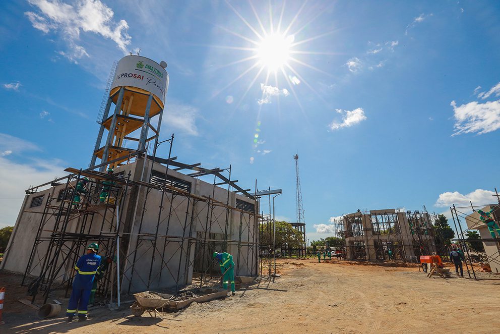 Obras de saneamento básico do Prosai Parintins avançam para levar água potável e esgoto para a população do município 5 UGPE OBRAS PROSAI PARINTINS FOTO TIAGO CORREA UGPE 01