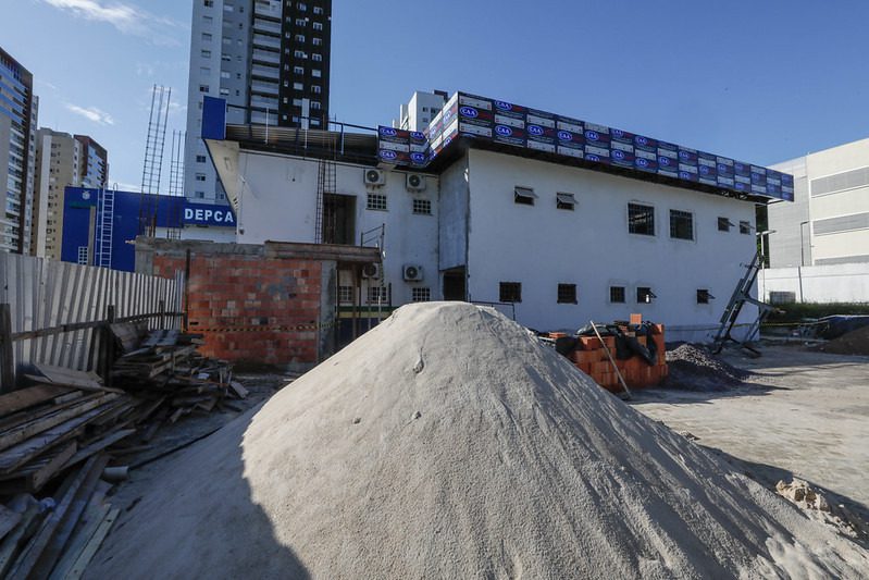 Governador Wilson Lima vistoria obras do Centro Integrado de Atendimento à Criança e ao Adolescente 13 Vistoria Centro Integrado Foto Alex Pazuello Secom 4