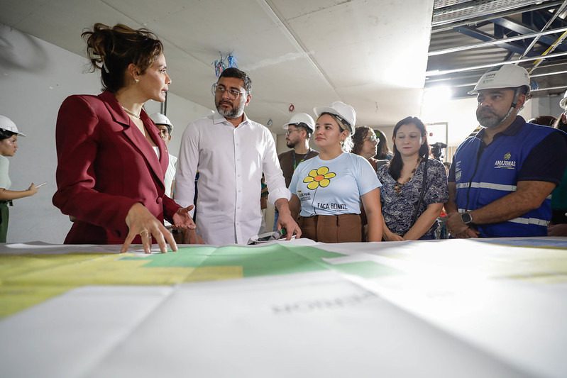 Governador Wilson Lima vistoria obras do Centro Integrado de Atendimento à Criança e ao Adolescente 11 Vistoria Centro Integrado Foto Alex Pazuello Secom