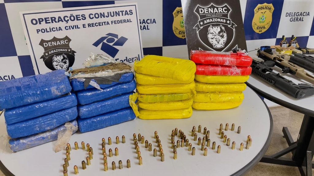 Polícia Civil deflagra operação e apreende drogas, armamentos, munições e caminhonete; prejuízo ao crime organizado é de R$ 1 milhão 11 WhatsApp Image 2025 05 19 at 133655 1024x576 1
