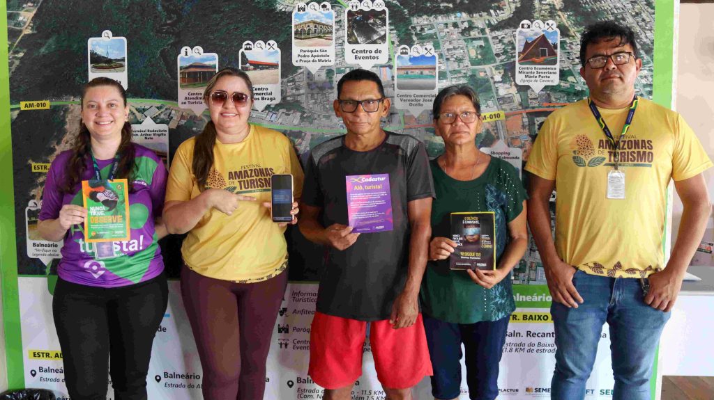 Governo do Amazonas leva ação integrada de ordenamento turístico a Rio Preto da Eva 4 AMAZONASTUR Acao Rio Preto da Eva Foto Vanessa Lira Amazonastur1 1024x575 1