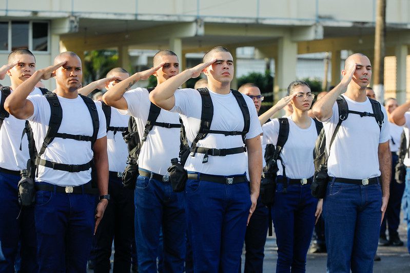 Segunda turma de alunos soldados da Polícia Militar do Amazonas se apresenta para início do Curso de Formação 6 APRESENTACAO DOS NOVOS ALUNOS SOLDADOS DA PMAM FOTO ANTONIO LIMA SECOM 2