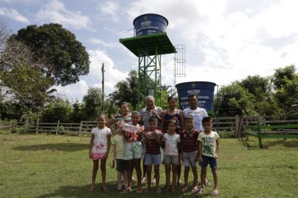 Agua de qualidade transforma a rotina de moradores da zona rural de Nhamunda 1 foto Alex Pazuello Secom 1024x682 1