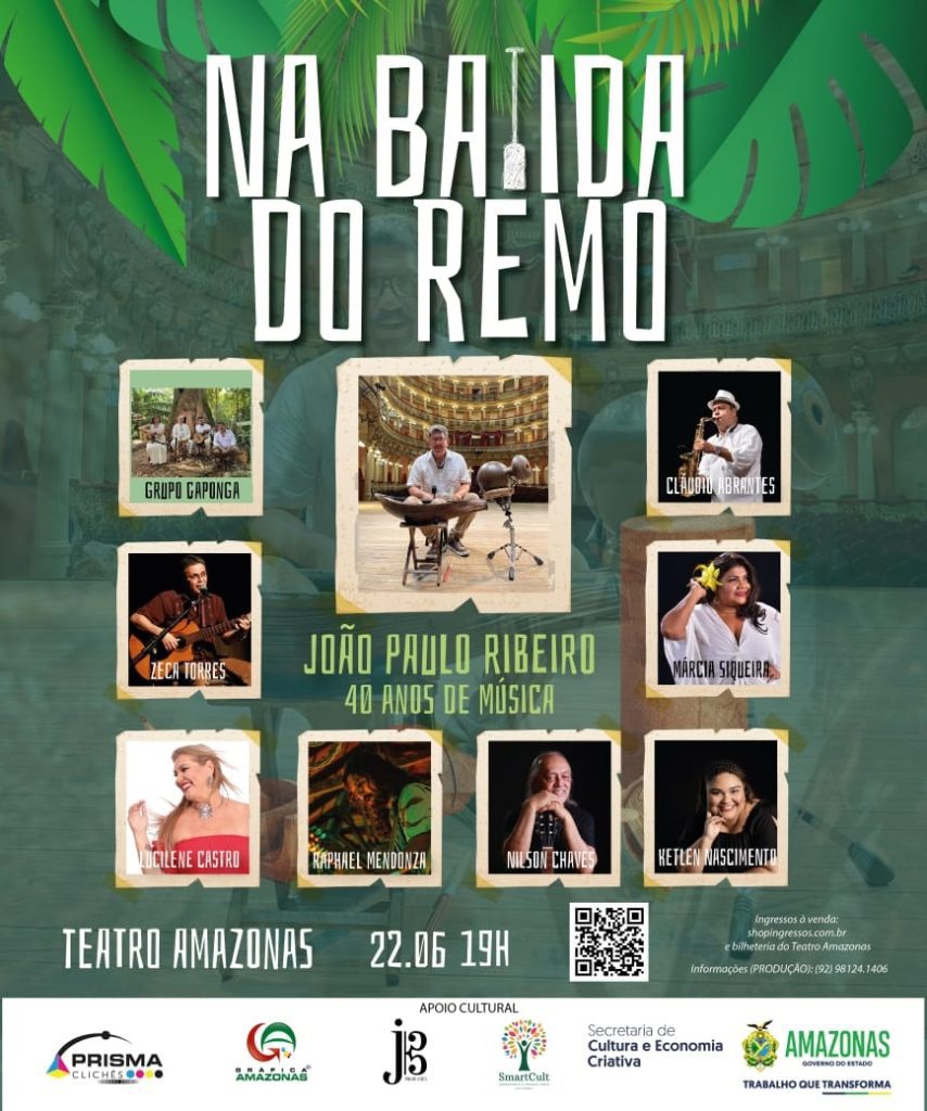 João Paulo Ribeiro celebra 40 anos de carreira com show “Na Batida do Remo” no Teatro Amazonas 3 Cultura Na Batida Do Remo foto Divulgacao 854x1024 1