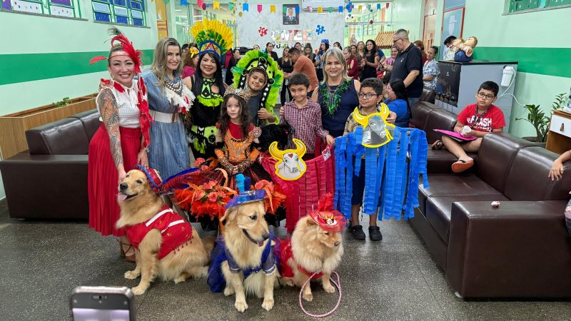 Estudantes da Educacao Especial da Prefeitura de Manaus participam do encerramento do projeto Animapet