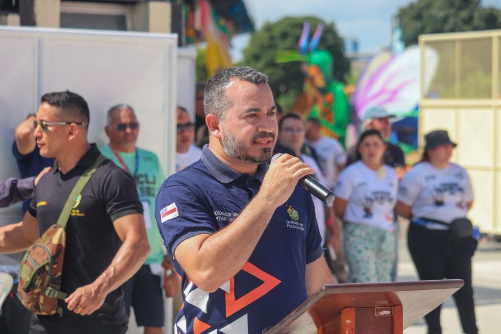 Festival de Parintins 2025: Governo do Amazonas lança Operação com efetivo de mais de mil agentes da Segurança Pública 22 Festival de Parintins 2025 Governo do Amazonas lanca Operacao com efetivo de mais de mil agentes da Seguranca Publica 7 foto Alex Pazuello Secom Arthur Cruz coord geral detran 1024x682 1