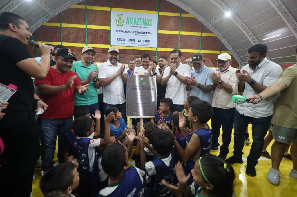 Em Parintins, governador Wilson Lima entrega ginásio Elias Assayag revitalizado e amplia oferta de programas esportivos 9 Ginasio Elias Assayag Parintins Foto Lucas Silva Secom 4 1024x682 1