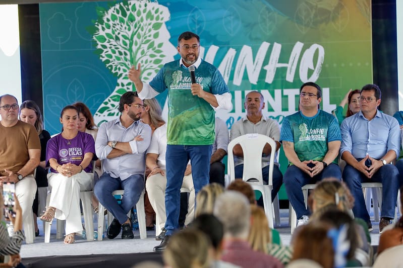 Governador Wilson Lima moderniza serviços ambientais com lançamento de aplicativo e inteligência artificial 11 Governador Wilson Lima moderniza servicos ambientais com lancamento de aplicativo e inteligencia artificial 4 foto Alex Pazuello Secom