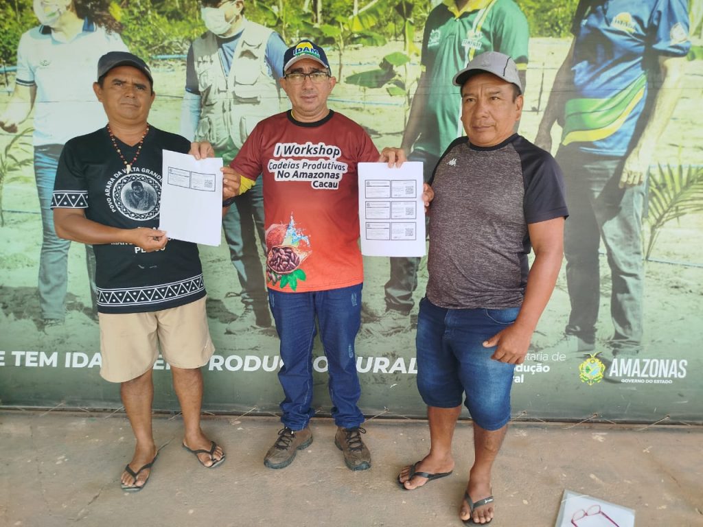 Idam promove a regularização de 50 agricultores familiares indígenas em Nova Olinda do Norte 6 Idam Regularizacao em Nova Olinda Foto Divulgacao Idam 1024x768 1