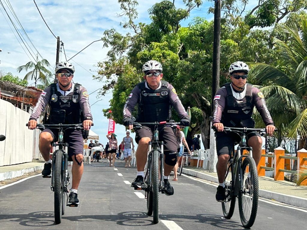 Festival de Parintins 2025: PMAM reforça patrulhamento a pé, ciclístico e motorizado na Ilha Tupinambarana 5 PMAM OPERAC807 A771 O PARINTINS POLICIAMENTO CICLI769 STICO FOTO ARQUIVO PMAM 1024x768 1