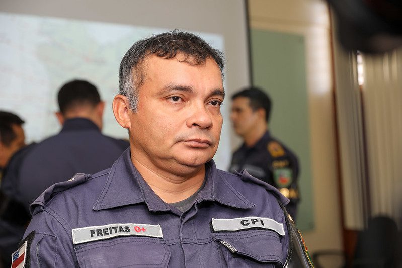 Festival de Parintins 2025: Polícia Militar do Amazonas realiza instrução de nivelamento para efetivo que vai atuar no evento 8 PMAM TENENTE CORONEL FREITAS COMANDANTE DO CPI E DA OPERACAO PARINTINS FOTO ARQUIVO SECOM