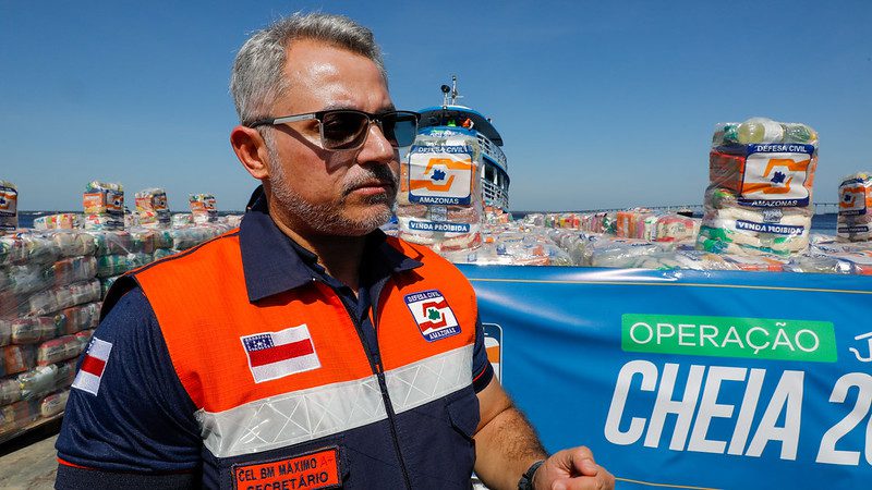 SECOM SECOM ajuda humanitaria arquivo defesa civil secretario Defesa Civil Coronel Maximo FOTO Alex Pazuello