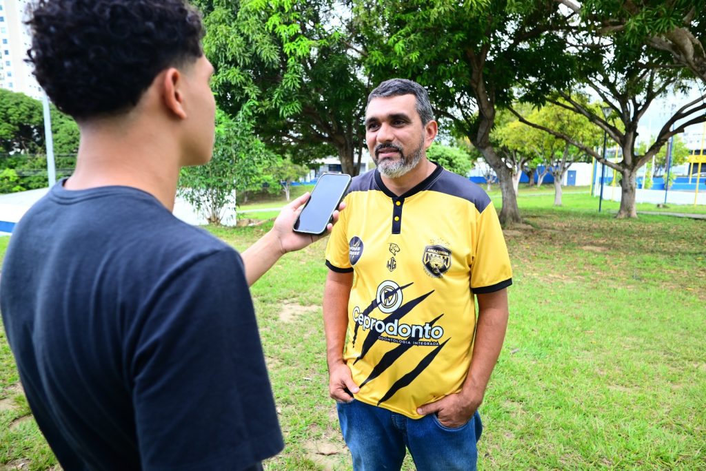 Com apoio do Governo do Amazonas atleta amazonense realizará avaliação no Fluminense 8 SEDEL 4 Lindenberg Feitosa Pai de Samuel Feitosa FOTO Fabio Tavares Sedel 1024x684 1