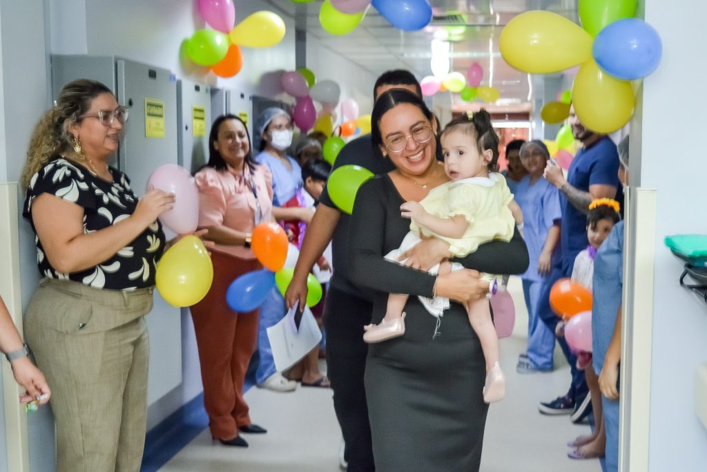 Paciente da primeira cirurgia cardíaca por teleorientação, recebe alta no Hospital Francisca Mendes 13 SES AM foto Evandro Seixas SES AM 6 1024x683 1