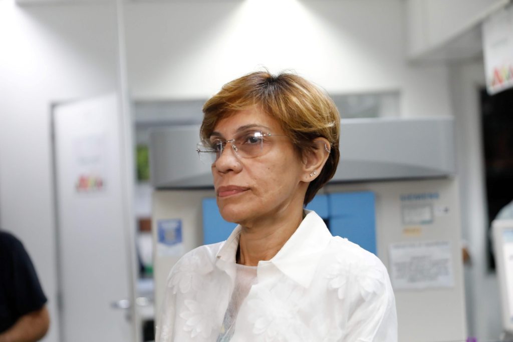 Amazonas recebe tecnologia inédita na região Norte para diagnóstico e tratamento de doenças malignas do sangue 8 Secom Novas Tecnologias Hemoam Mo770 nica Melo Foto Arthur Castro Secom 1024x683 1