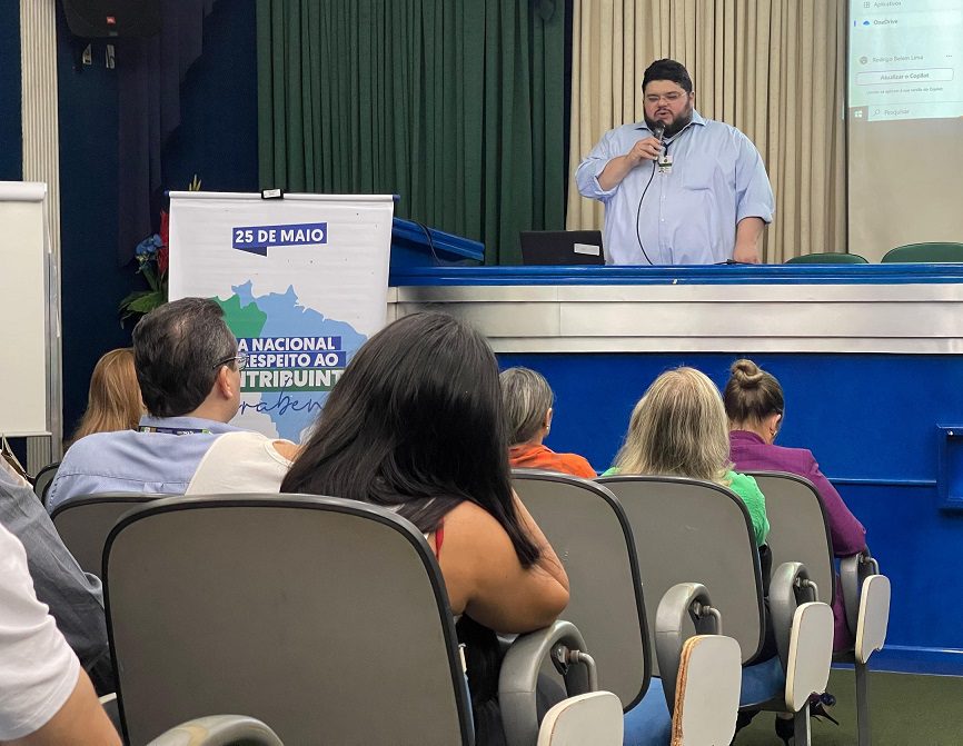 Evento reforça diálogo entre Sefaz e profissionais da área tributária e contábil 5 Sefaz chefe da Controladoria Fazendaria da Sefaz Rodrigo Belem Foto Divulgacao