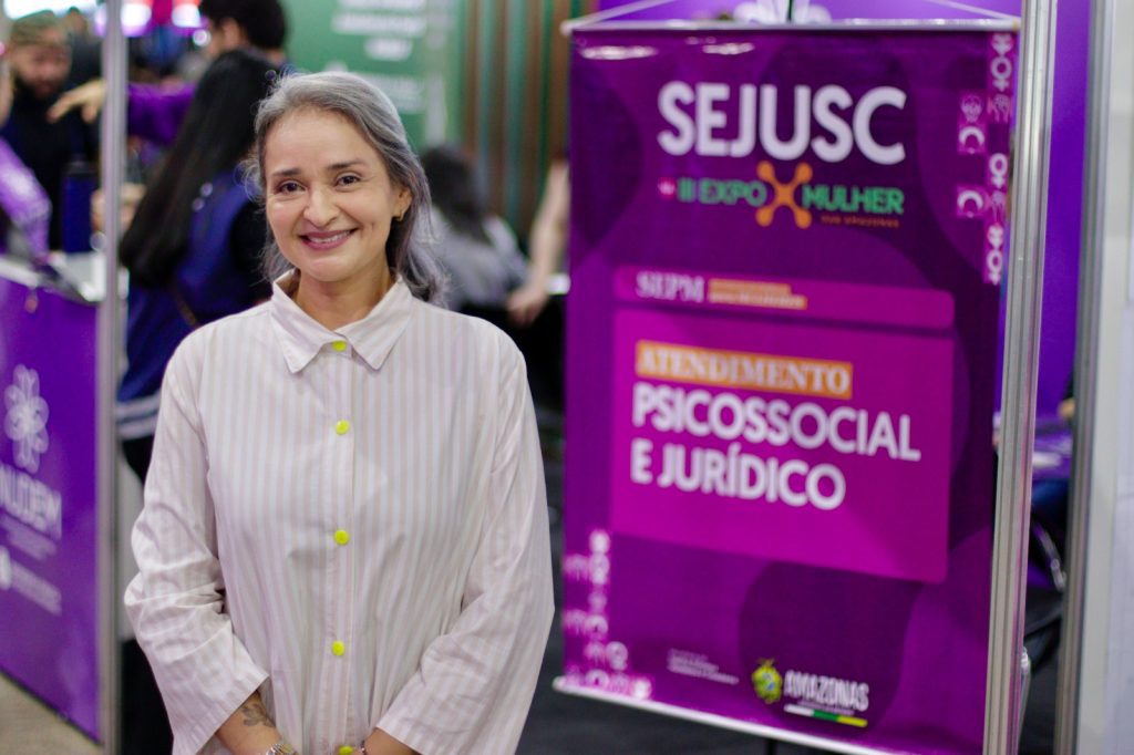 Sejusc oferece serviços psicossociais e jurídicos para o público feminino na 3ª ExpoMulher 10 Sejusc Secretaria executiva da Mulher Syrlan Picanco Fotos Lincoln Ferreira 3 1024x682 1