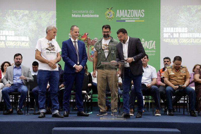 Governo do Amazonas inicia parcerias para projetos de carbono nos Parques Estaduais Sucunduri e Matupiri 5 Sema 01 Projetos de Carbono Alex Pazuello Secom