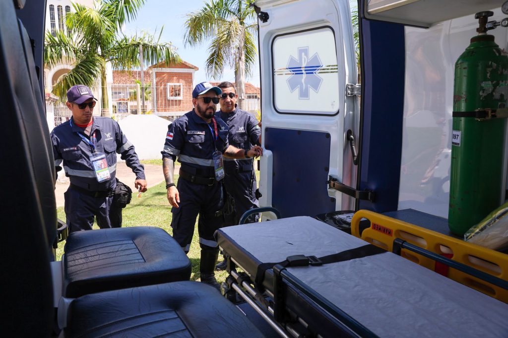 Festival de Parintins 2025: Ambulâncias chegam ao município para reforçar estrutura de saúde 7 foto mauro neto secom festival parintins 1024x682 1