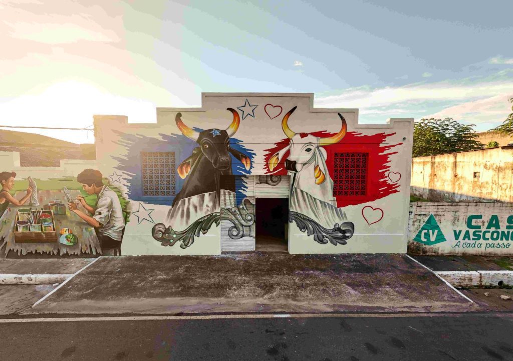 Festival de Parintins 2025: Pinturas do projeto Galeria Cidade Aberta chegam à fase final 10 mag 1024x721 1