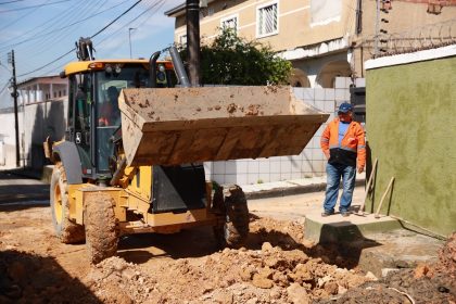 rede de drenagem no bairro Japiim 2