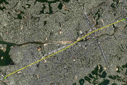 CIGAS Mapa com indicativo do trajeto da obra da Cigas a partir da Avenida Grande Circular Credito Divulgacao Cigas 1024x724 1