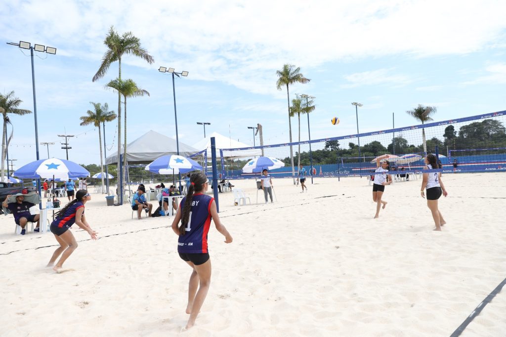 Alunos-atletas participam das competições de ginástica na 46ª edição Jea’s Informe Manaus Educacao Quinto dia JEAs Volei de Praia Foto Eduardo Cavalcante 1024x682 1