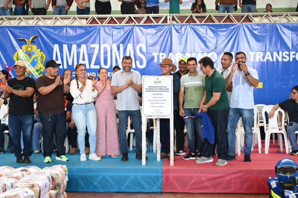 Governador Wilson Lima inaugura iluminação pública de LED em Jutaí e Fonte Boa Informe Manaus Ilumina Jutai e Fonte Boa Fotos Seocm 1 1024x682 1