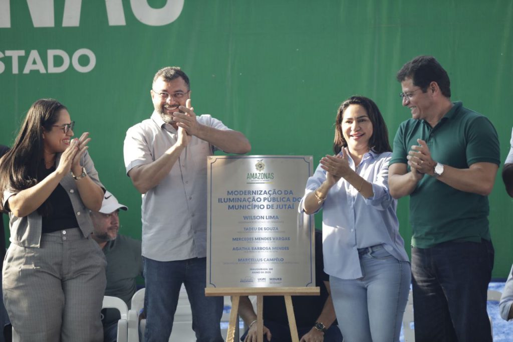 Governador Wilson Lima inaugura iluminação pública de LED em Jutaí e Fonte Boa Informe Manaus Ilumina Jutai e Fonte Boa Fotos Seocm 6 1024x682 1