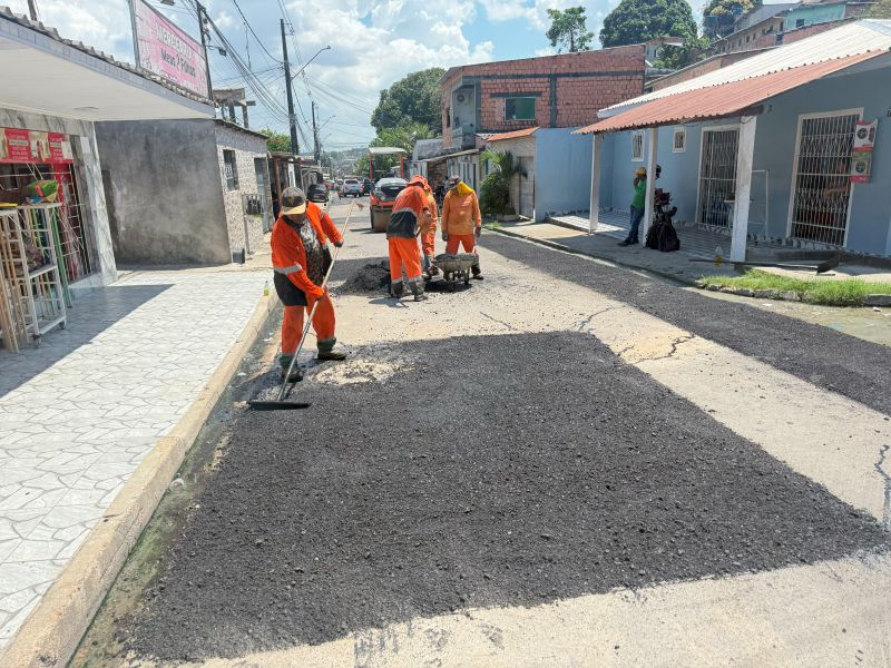 Prefeitura de Manaus avanca com servicos do Plano de Verao na zona Leste 2