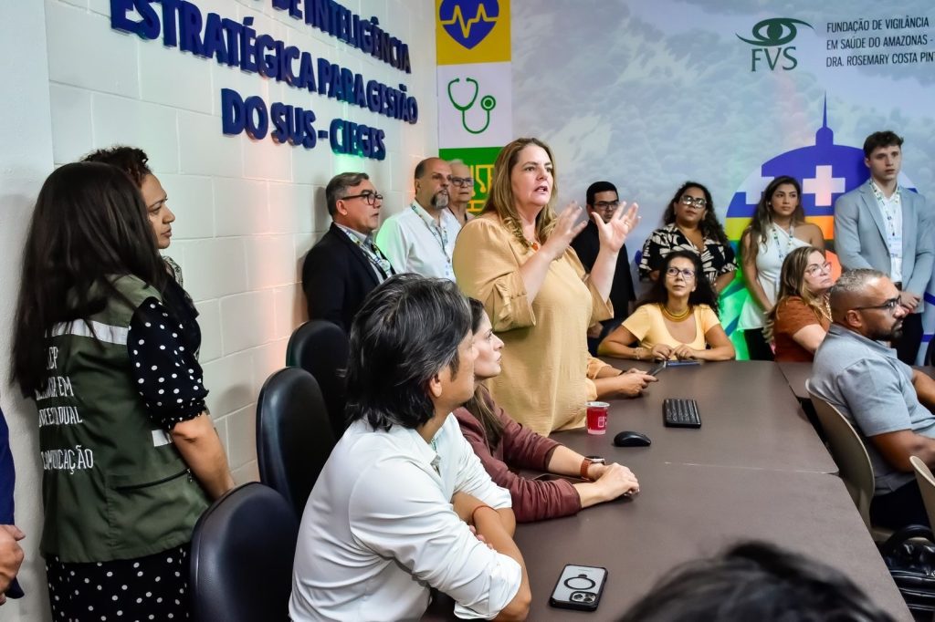 Governo do Amazonas implanta Centro de Inteligência Estratégica para a Gestão do SUS no estado Informe Manaus SES Implantacao Cieges Fotos Evandro Seixas 1024x682 1